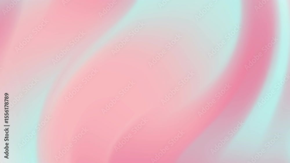 Abstração em tons pastel: Degradê suave de rosa e azul claro