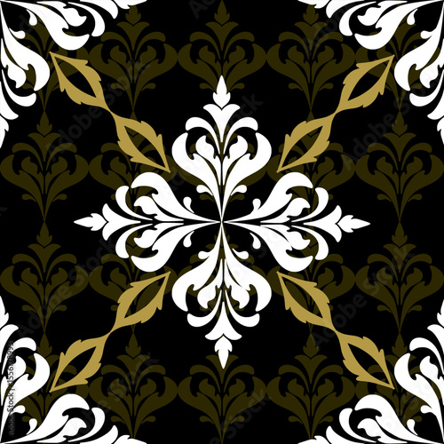 Abstract flora, Geometric Ethnic traditional seamless,Knitting,Navajo Native American Indian, tribal, traditional, pattern design for carpet, print, wrap, decorative, illustration, Fabric, Wallpaper, 