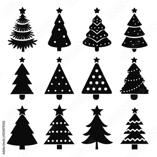 A Collection of christmas icons set