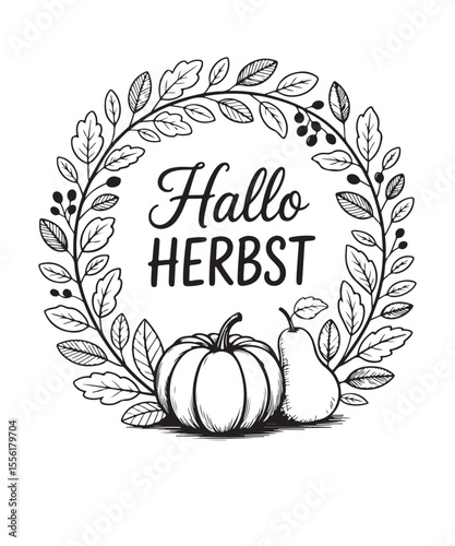  Wreath German Autumn Plotter 