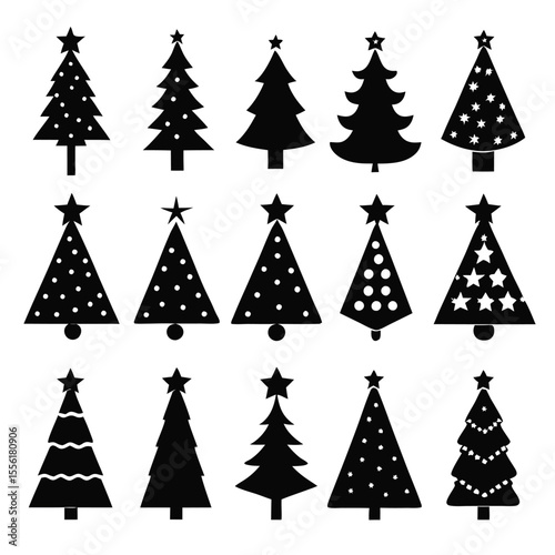 A Collection of christmas icons set