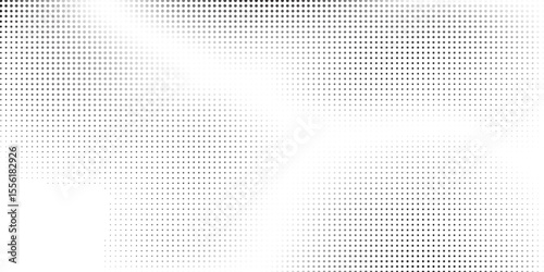 Mesh dot halftone gradient texture. Vanishing polka dot background. Repeating dots gradation pattern modern abstract vector