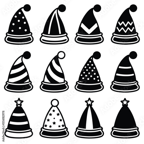 A Collection of christmas icons set