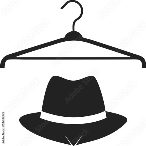 fedora-hat-on-a-hanger-silhouette-in-flat-design-u (1)_processed.eps