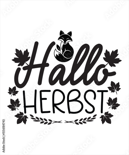  German Autumn Plotter illustration