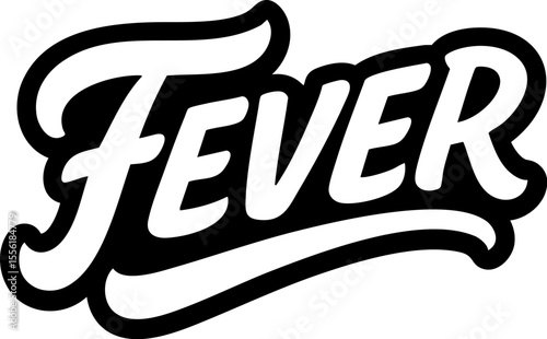 fever logo in black over white