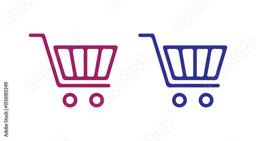vector shopping cart icon