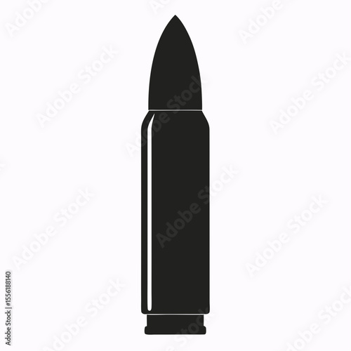 bullet isolated on white