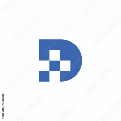 D shape Logo in illustrator.eps
