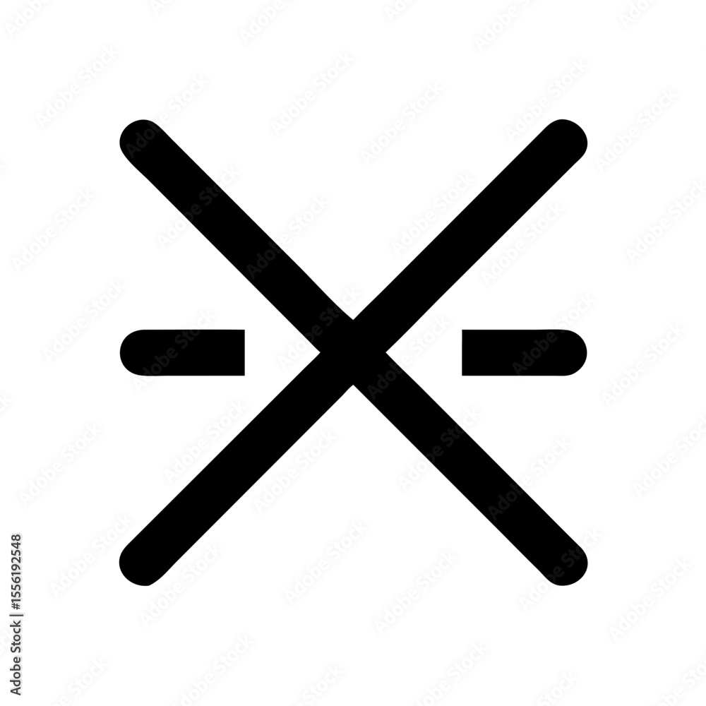 A red stop sign icon with a white cross symbol illustrates a clear no smoking concept A red stop sign icon with a white cross symbol illustrates a clear no smoking concept