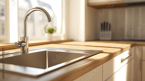 Modern interior of kitchen