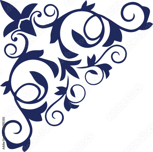 Beautiful flower art and mandala vector design