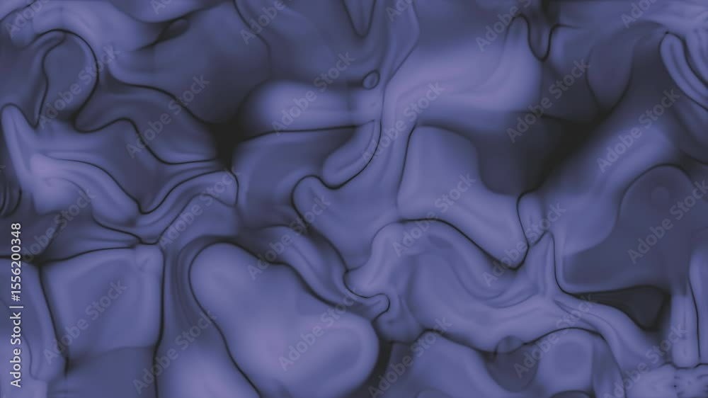 Padrão abstrato de textura fluida em tons de azul-violeta
