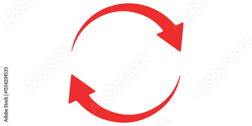Circle arrow icon set. Symbol of reload, refresh, loading, recycle and repeat. Interconnecting round arrow vector icons set. Circle arrow icon set