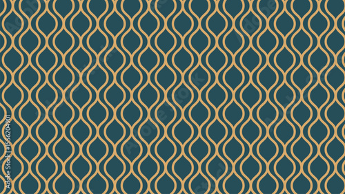 Art deco modern luxury seamless pattern. For background, prints, packaging and other purposes.
