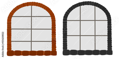 old window in the window