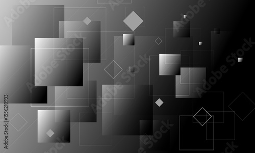 black and white square tiles pattern texture stripes lines textures abstract high technology background