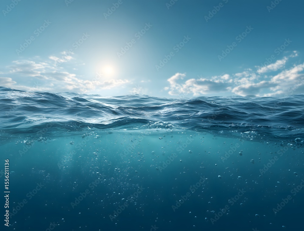 Fototapeta premium blue sky and sea