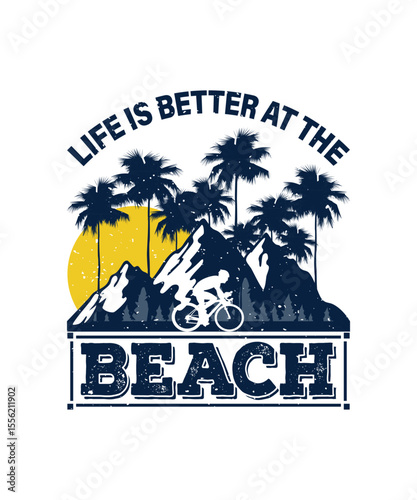 Mountain Spin T-shirt Design, EPS, VECTOR
