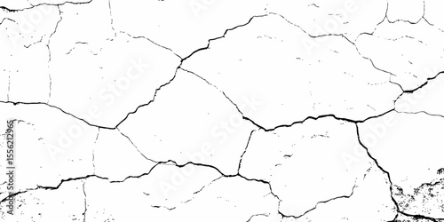  white textured wall with cracks and brick foundation, creating a distressed and   some dark spots,  textured appearance. it looks aged