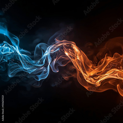 abstract smoke background