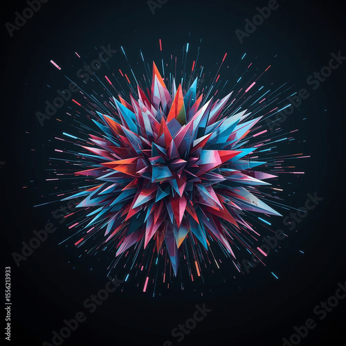 fireworks on the night sky