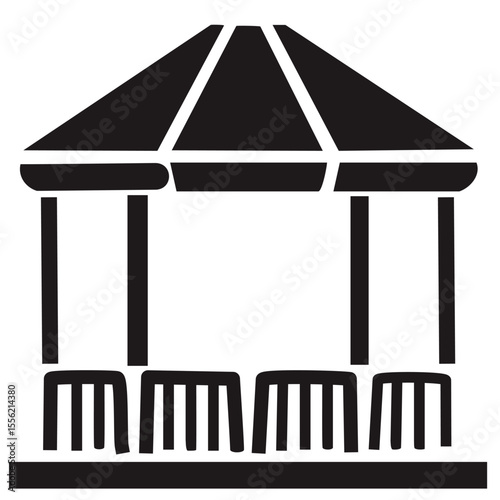 Garden Hut Symbol
