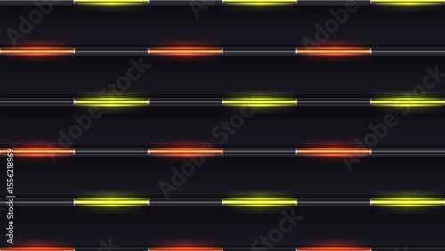 Colorful Neon Glass Tubes