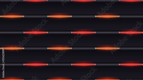 Colorful Neon Glass Tubes