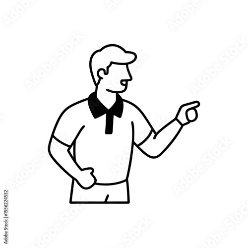  football coach giving directions