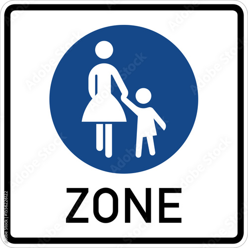 Beginn einer Fußgängerzone - StVo DE, Vektor (SVG)