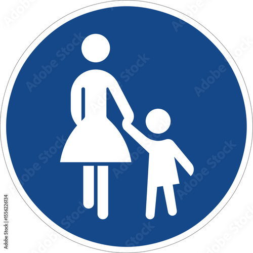 Gehweg - StVo DE, Vektor (SVG)
