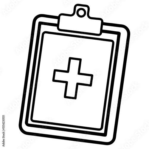 Medical File Pad – Clean Vector Design