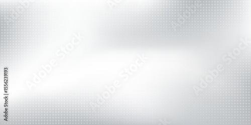 Dot silver foil abstract background with metal mirror texture. Chrome gradient surface with light design abstract