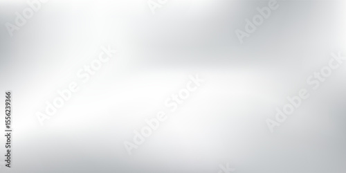 Modern silver foil abstract background with metal mirror texture. Chrome gradient surface with light abstract simple art design