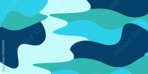 Blue modern banner vector background. Abstract illustration wallpaper for template website cover social media business modern good art nice