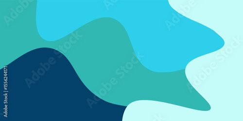 Blue modern banner vector background. Abstract illustration wallpaper for template website cover social media business modern good art