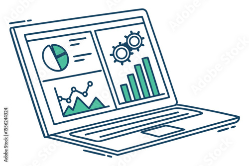 simple-vector-icon-of-a-laptop-with-data-charts