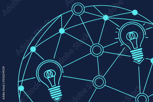 vector-background-of-interconnected-tech-nodes-
