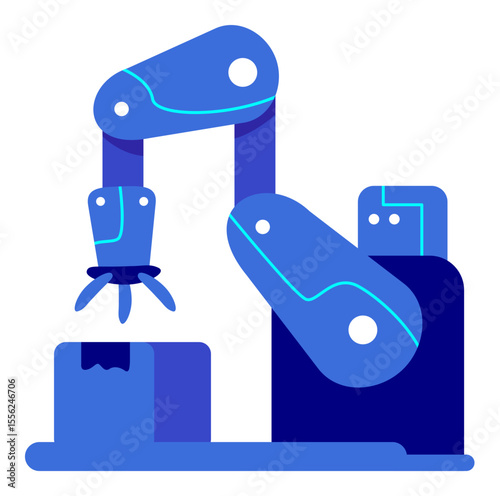 Automated Robotic Arm System for Efficient Packaging and Warehousing