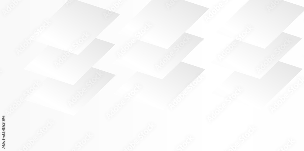 Fototapeta premium High-Tech Abstract Visual Background in a White and Gray Palette, Integrating Fine Geometric Lines, Diamond and Triangle Patterns, and Gradient Shading, Perfect for Use in Contemporary User Interface