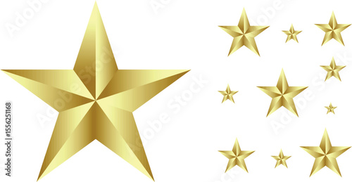 Stunning Golden Star Christmas Tree Topper Set – Assorted Shimmering Star Varieties for a Dazzling Holiday Display