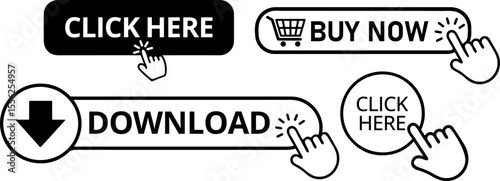 Call to Action Buttons with Click Cursor