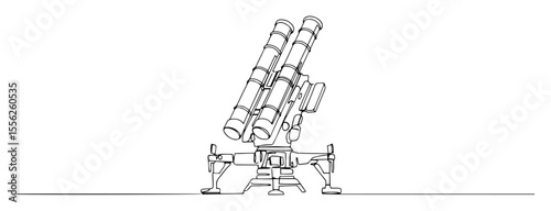 stationary missile launcher military weapon