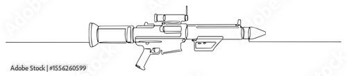 grenade launcher with scope and grip