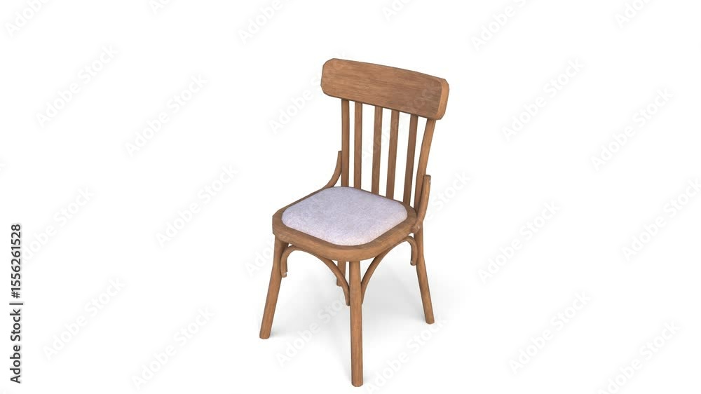 old wooden chair on white background old wooden chair on white background