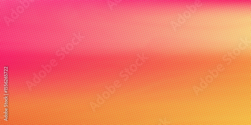 Pink orange polka dots gradient halftone background. Pop art cartoon dot texture with comic graphic design, Horizontal abstract pattern wall for cover digital technology