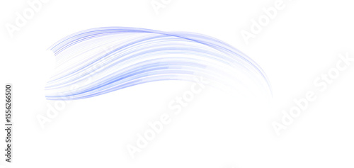 Abstract Blue Swirling Lines: Dynamic Energy, Technology, and Futuristic Design Element.