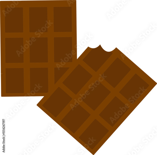 Chocolate bar cartoon 