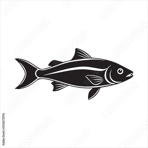 basa sea fish vector illustration